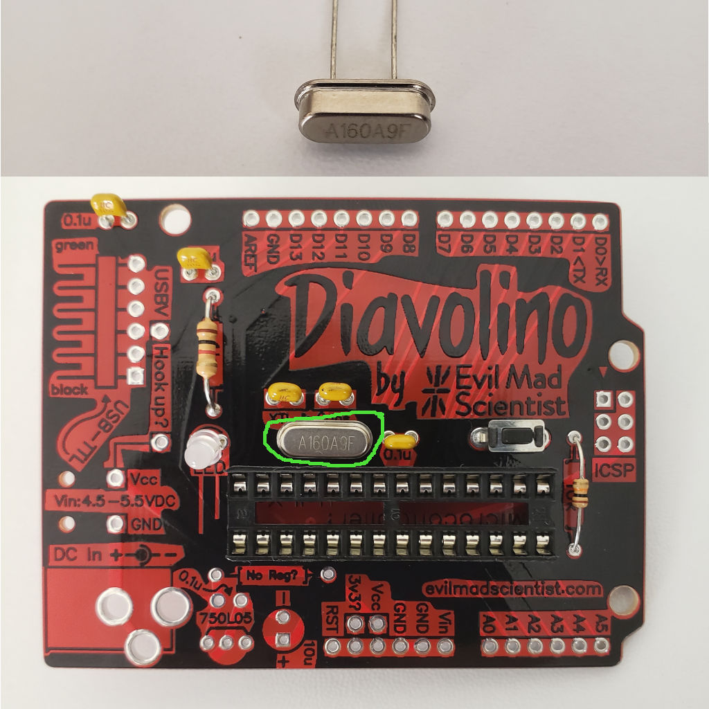 Soldering The 16 MHz Crystal Oscillator