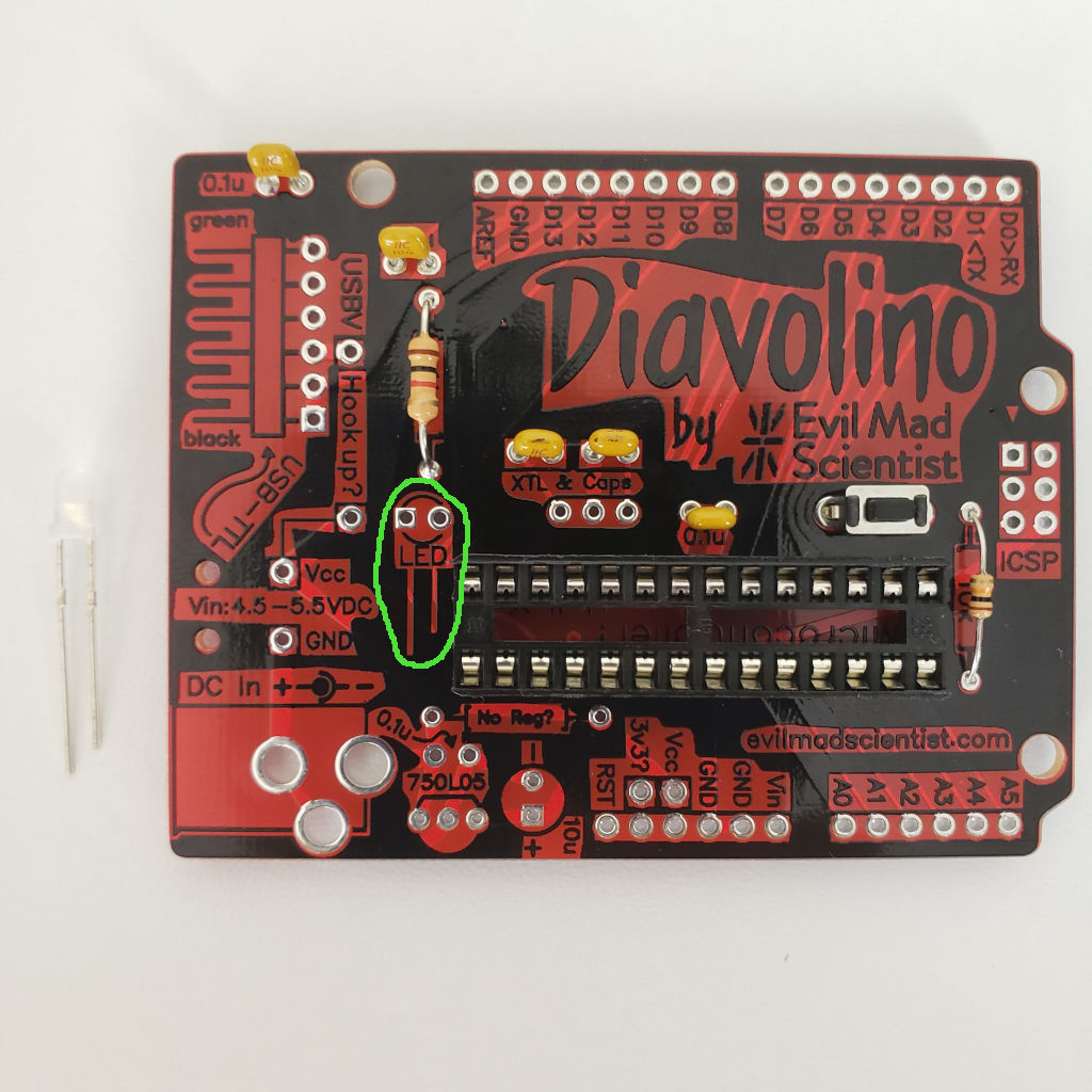 Diavolino - soldering LED