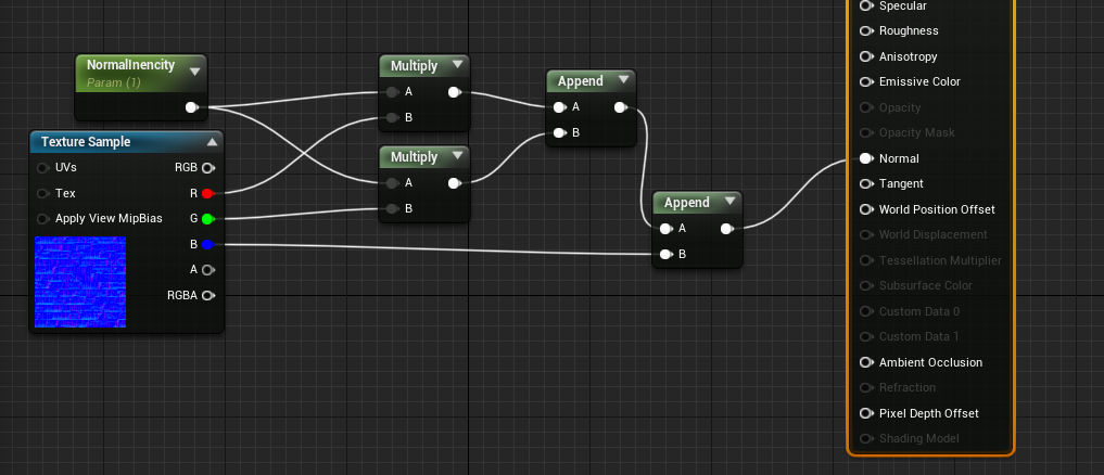 Normal Map for Unreal PBR Material.